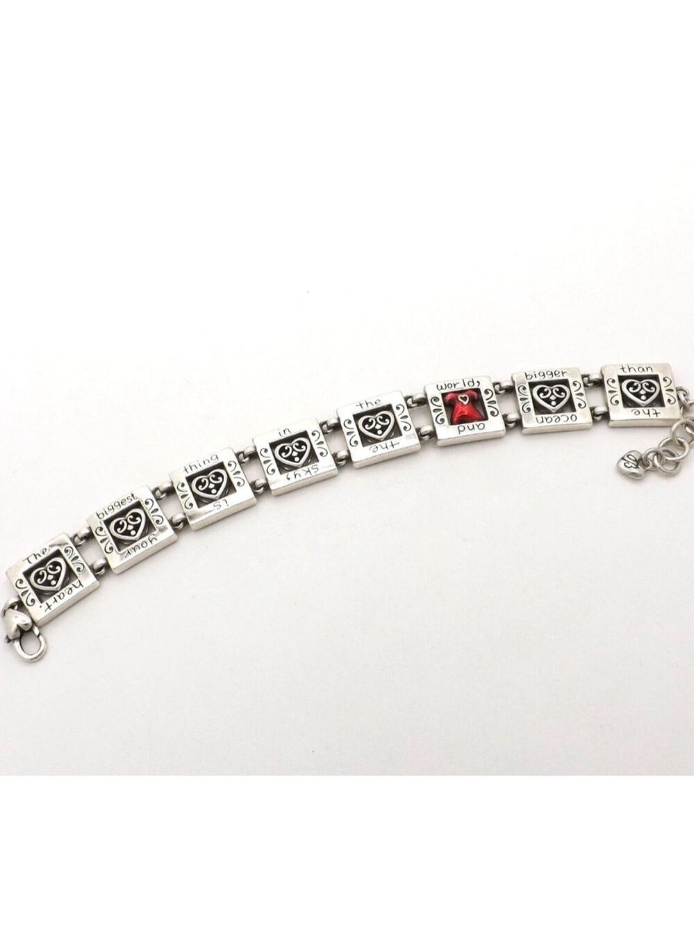 Brighton Your Heart Is Bigger Than The Ocean Bracelet Silver Tone 3078 2322